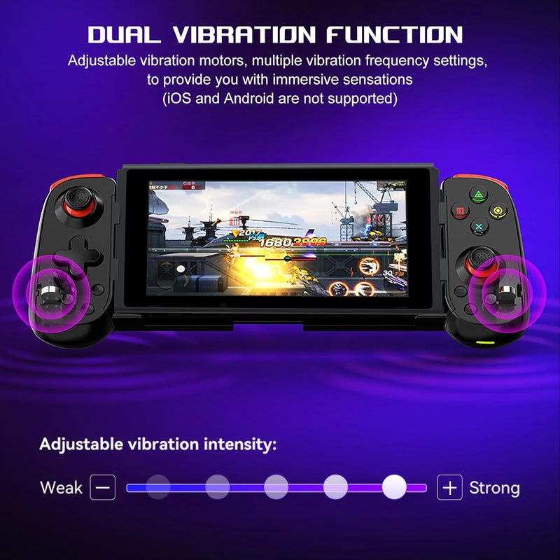 arVin Mobile Game Controller for iPhone 16/15/14/iPad/Galaxy S24/23/22/Android Phone/Tablet, Wireless Gamepad for Xbox Cloud Gaming/PS Remote Play/Call of Duty Warzone Mobile/Genshin/Roblox/Diablo - Image 5